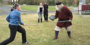 Viking combat training at Minjasafn Austurlands